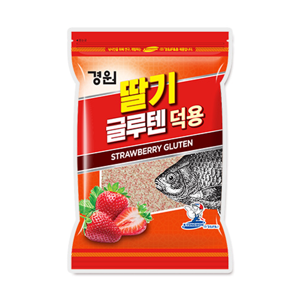 경원/ 아쿠아 딸기 글루텐 덕용 떡밥-원피싱
