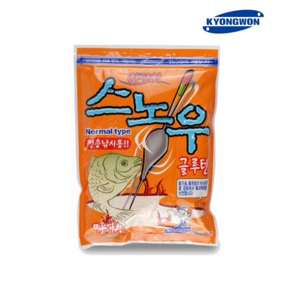 경원 아쿠아 스노우 글루텐 민물떡밥 붕어떡밥-원피싱